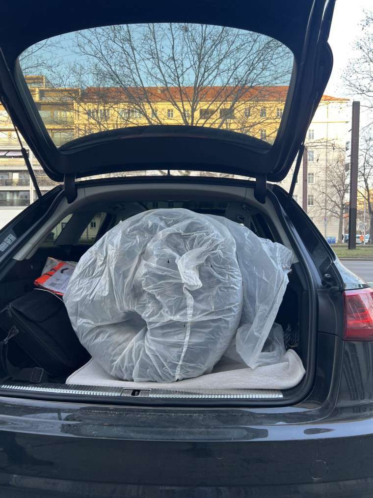 4 Autoreifen abgeholt